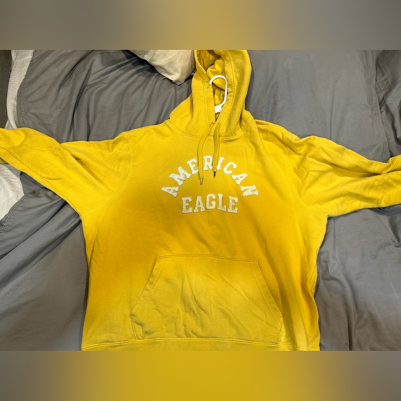 Yellow American Eagle Hoodie - Picture 1 of 3